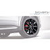 tuix rays 19 wheel black set hyundai santa fe 2012-15